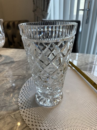 Waterford crystal footed - footed, vase