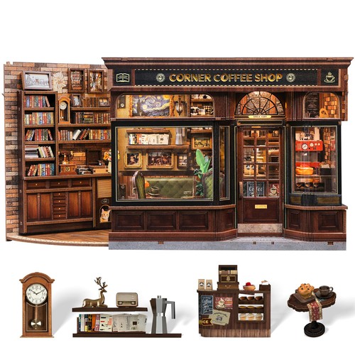 Corner coffee shop - corner,