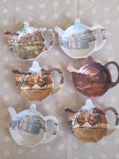 Set 6 Unused Melamine Tea Bag