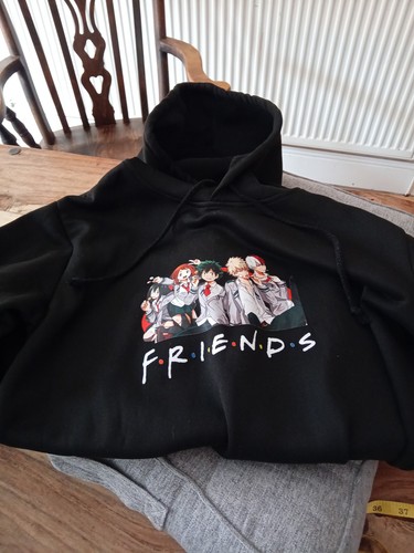 Friends hoodie black - m.h.a.,