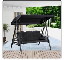 Canopy For Swing Seat 3 Seater Garden Hammock Swing Chair
