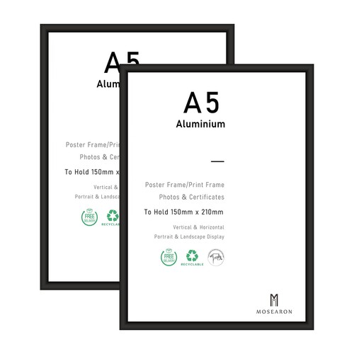 Black frame aluminum - frame, metal