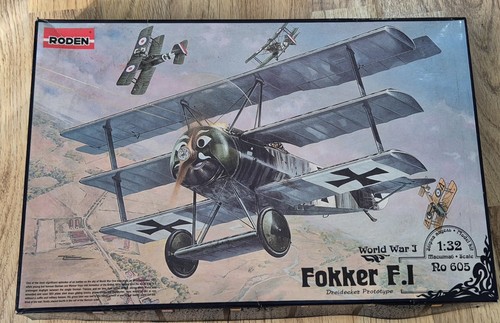 Roden fokker 1 triplane - roden, 1/32