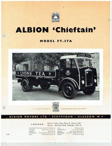 Albion chieftain model ft37a - chieftain,