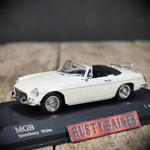 Minichamps mgb snowberry white - snowberry,