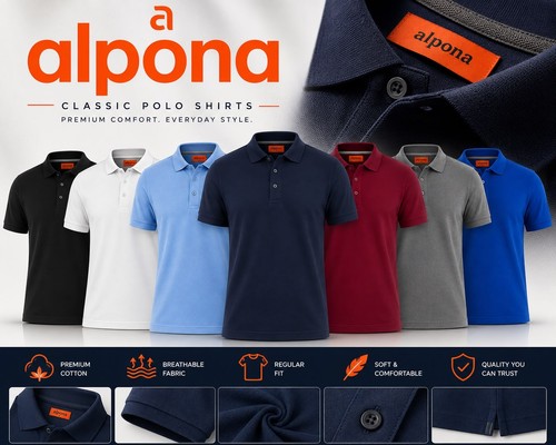 Men plain alpona - men's, shirt