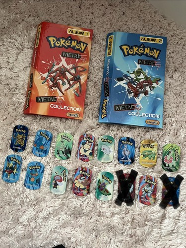 Pokemon metal tags 2006 - pokemon,