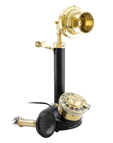 Vintage candlestick phone - vintage,