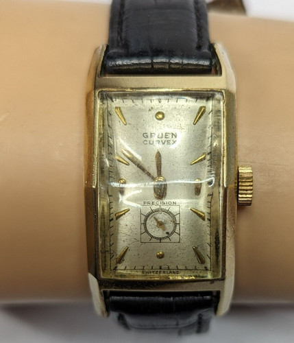 Vintage gruen curvex gold - gruen,
