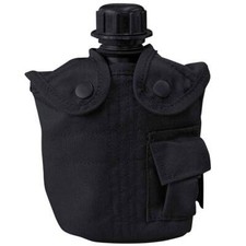 Kombat Military Patrol Water Bottle Canteen with Pouch Screw Cap Hiking Camping