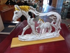 Horse Mare foal Art Statue