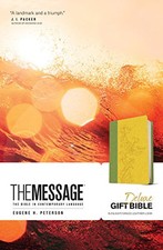 Message Deluxe Gift Bible: The Bible in Contemporary L... by Peterson, Eugene H.