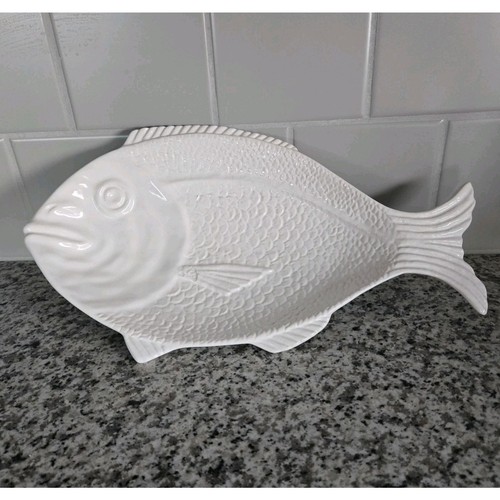 Ceramic fish platter serving - ceramic,
