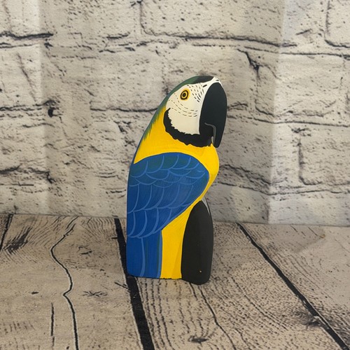 15cm bright blue parrot bird - 15cm,