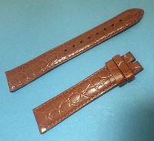 18mm HIRSCH Crock Leather Watch Strap Premium Quality Brown 