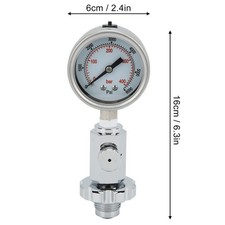 Scuba Diving Tank Checker Lightweight Portable Pressure Testing For DIN Valve