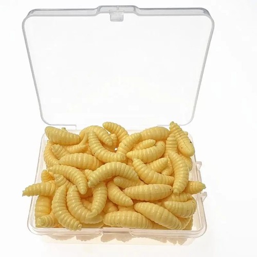 100pcs glow fishing worm - worm, lures