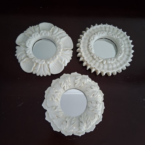 Lot ornate mirror white - ornate,