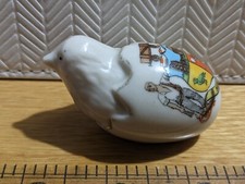 Very rare Maltby Rotherham Hatching Chicken  Egg Chick  Crested China Very Rare