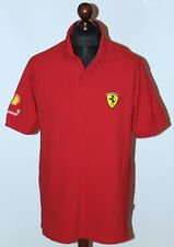Vintage Ferrari F1 Formula 1 racing team polo shirt Size L 90's