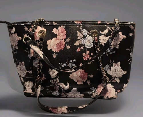 Aldo black floral purse x15 - black,
