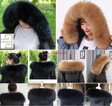 Real Ussuri Raccoon Fur Collar