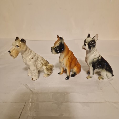 Vintage porcelain boxer fox - vintage,