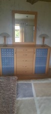  Bedroom Furniture in Beech. (full suite)