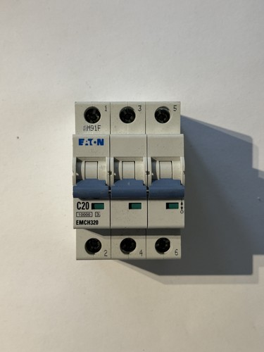 Eaton mcb 20amp - type, c