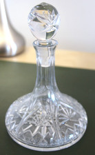 Vintage cut glass ships - cut,