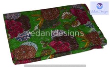 Indian Handmade Floral Kantha
