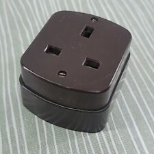 MK Bakelite brown single Wall