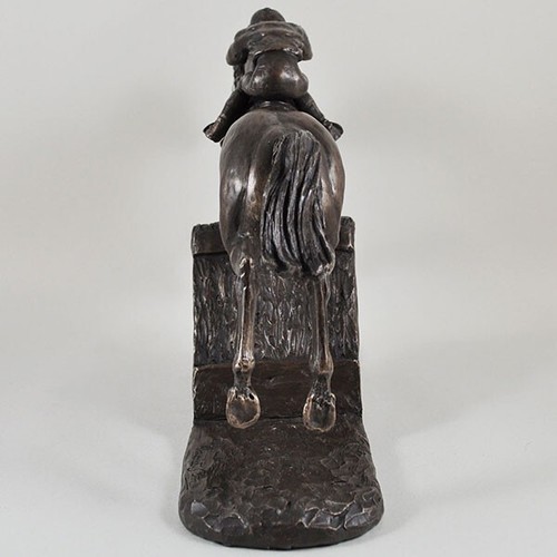 Bronze horse racing - horse,
