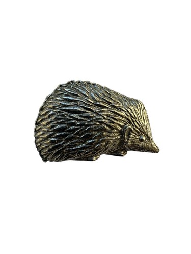 Silver pewter hedgehog - pewter,