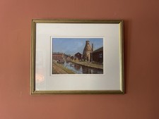 Glazed Framed Oil Painting On