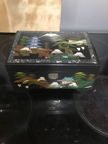 Vintage hand painted inlaid - vintage,