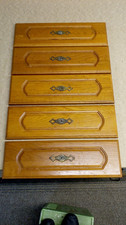 5 of solid medium  oak drawer