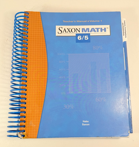 Saxon math teacher - saxon, 6/5
