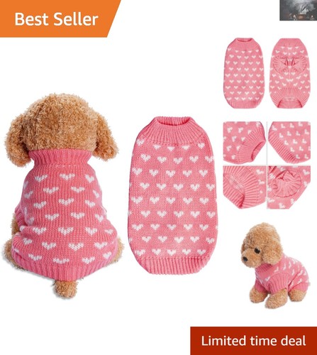 Classic heart knit - sweater, for