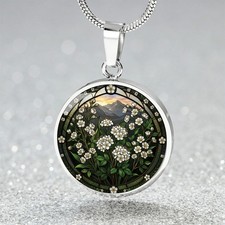 White hawthorn necklace - hawthorn,