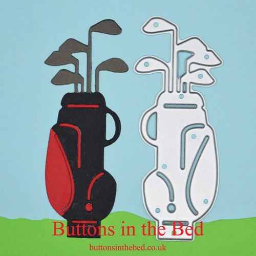 Golf bag clubs - bag, metal