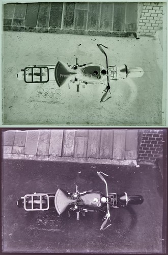 Rare photo glass negative - photo,