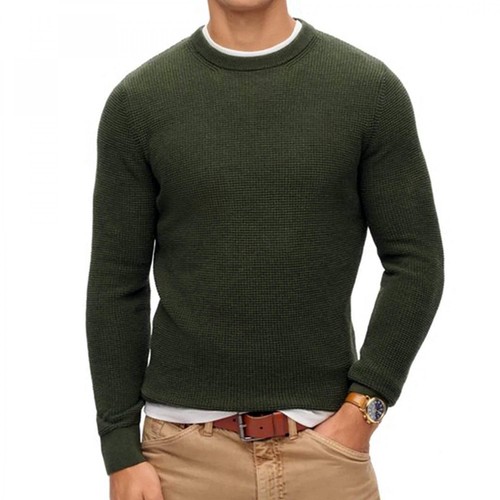 Superdry textured crew - textured, neck