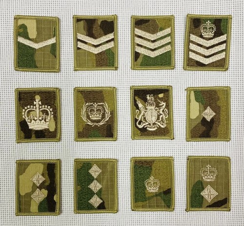 Rank badge mtp ivory - badge, multicam