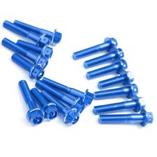 For Yamaha YZF R3 YZF R25 14-22 21 20 19 18 Engine Bolts Screw Kit Set BLUE