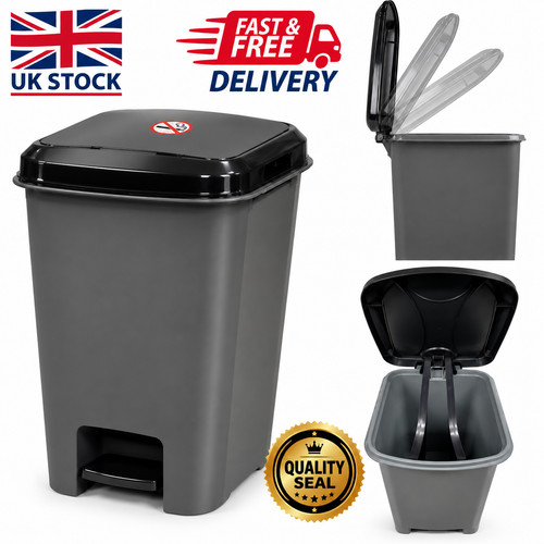 50l slim pedal bin waste - 50l,