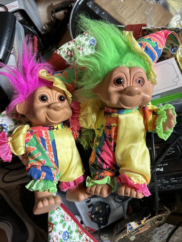Troll clown doll vintage - doll,