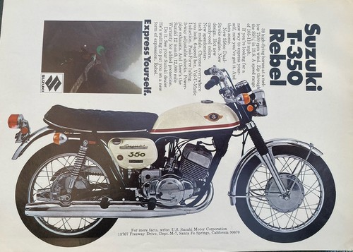 Suzuki t350 sales advert - suzuki,