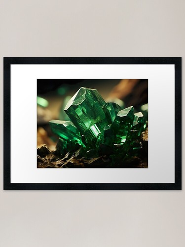 Micro photography emerald - photography,