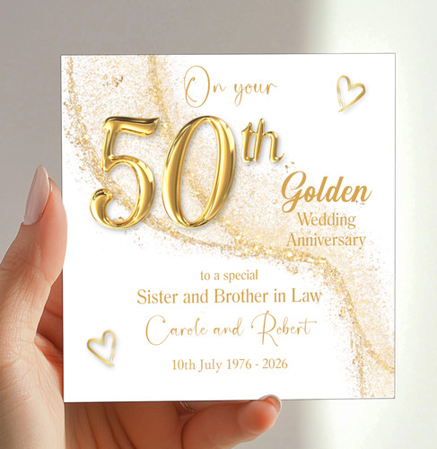 50th golden wedding - 50th,